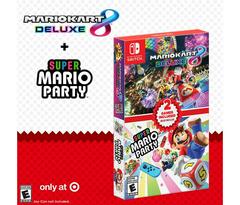 Ad | Mario Kart 8 Deluxe + Super Mario Party Double Pack Nintendo Switch