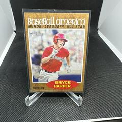 Bryce Harper [Black Border] #211 Baseball Cards 2011 Topps Heritage Minor League Edition Prices