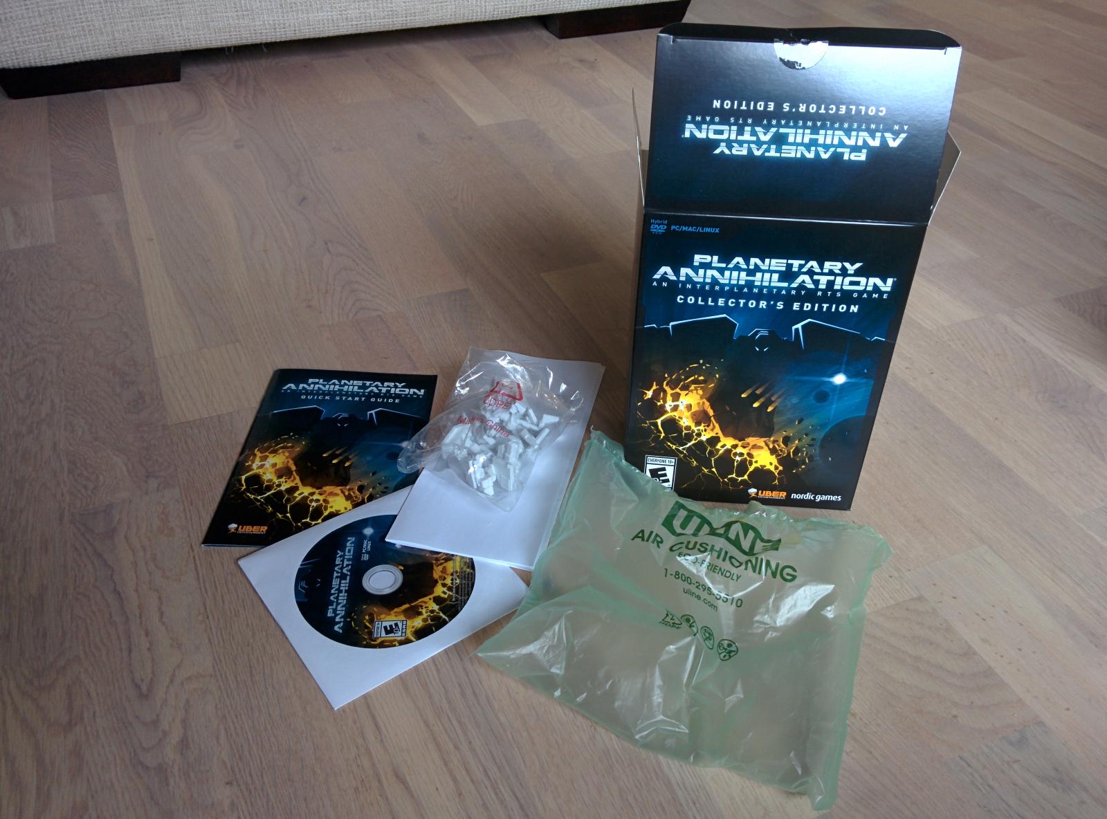 Planetary Annihilation Collector's Edition [Kickstarter Backer Variant] PC Games