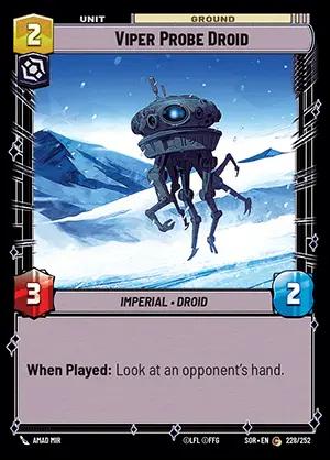 Viper Probe Droid [Foil Hyperspace] #228 Star Wars Unlimited: Spark of Rebellion