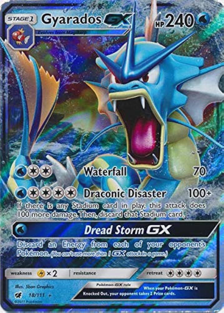 Gyarados GX #18 Prices | Pokemon Crimson Invasion | Pokemon Cards