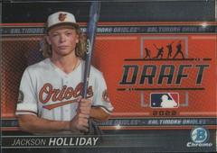 Jackson Holliday #BDN-9 Baseball Cards 2022 Bowman Draft Night Prices