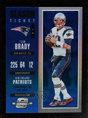 Tom Brady [Blue] #86 Football Cards 2017 Panini Contenders Optic Prices