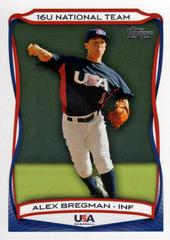 Alex Bregman #USA-49 Baseball Cards 2010 Topps USA Baseball Prices