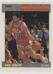 Dave Corzine Basketball Cards 1987 Fleer Prices