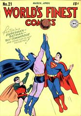 World's Finest Comics #21 (1946) Comic Books World's Finest Comics Prices