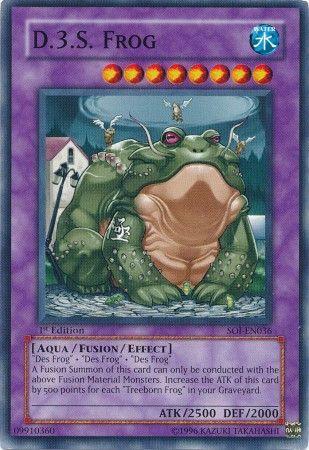 D.3.S. Frog [1st Edition] SOI-EN036 YuGiOh Shadow of Infinity