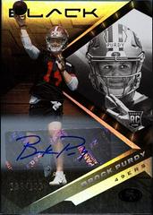 Brock Purdy [Autograph Silver] Football Cards 2022 Panini Black Prices