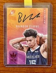 Brandon Clarke #FP-BCL Basketball Cards 2019 Panini Court Kings Fresh Paint Autographs Prices