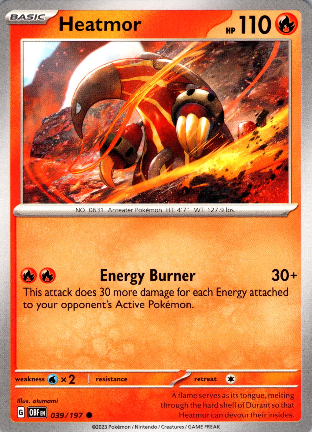 Heatmor 39 Prices Pokemon Obsidian Flames Pokemon Cards