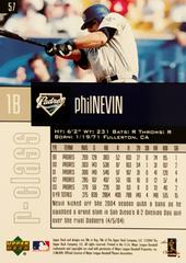 Rear | Phil Nevin Baseball Cards 2004 Upper Deck R Class
