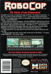 Back Cover | RoboCop NES