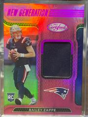 Bailey Zappe [Pink] #NGJ-BZ Football Cards 2022 Panini Certified New Generation Jerseys Mirror Prices