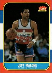 Jeff Malone Basketball Cards 1986 Fleer Prices