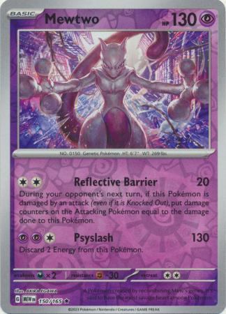 Mewtwo [Reverse Holo] #150 Cover Art