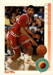 Lee Mayberry #72 Basketball Cards 1992 Star Pics Prices