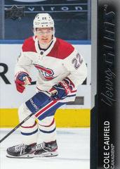 Cole Caufield #201 Hockey Cards 2021 Upper Deck Prices