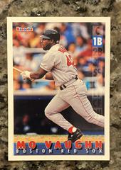 Mo Vaughn #17 Baseball Cards 1995 Bazooka Prices