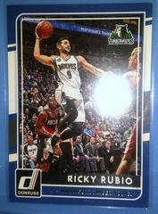 Ricky Rubio Basketball Cards 2016 Panini Donruss Prices