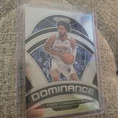 Cade Cunningham [Silver] #7 Basketball Cards 2022 Panini Prizm Dominance Prices