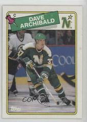 Dave Archibald #112 Hockey Cards 1988 Topps Prices