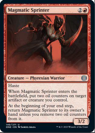 Magmatic Sprinter #140 Magic Phyrexia: All Will Be One