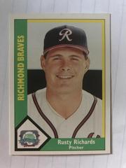 Rusty Richards #4 Baseball Cards 1990 CMC Richmond Braves Prices