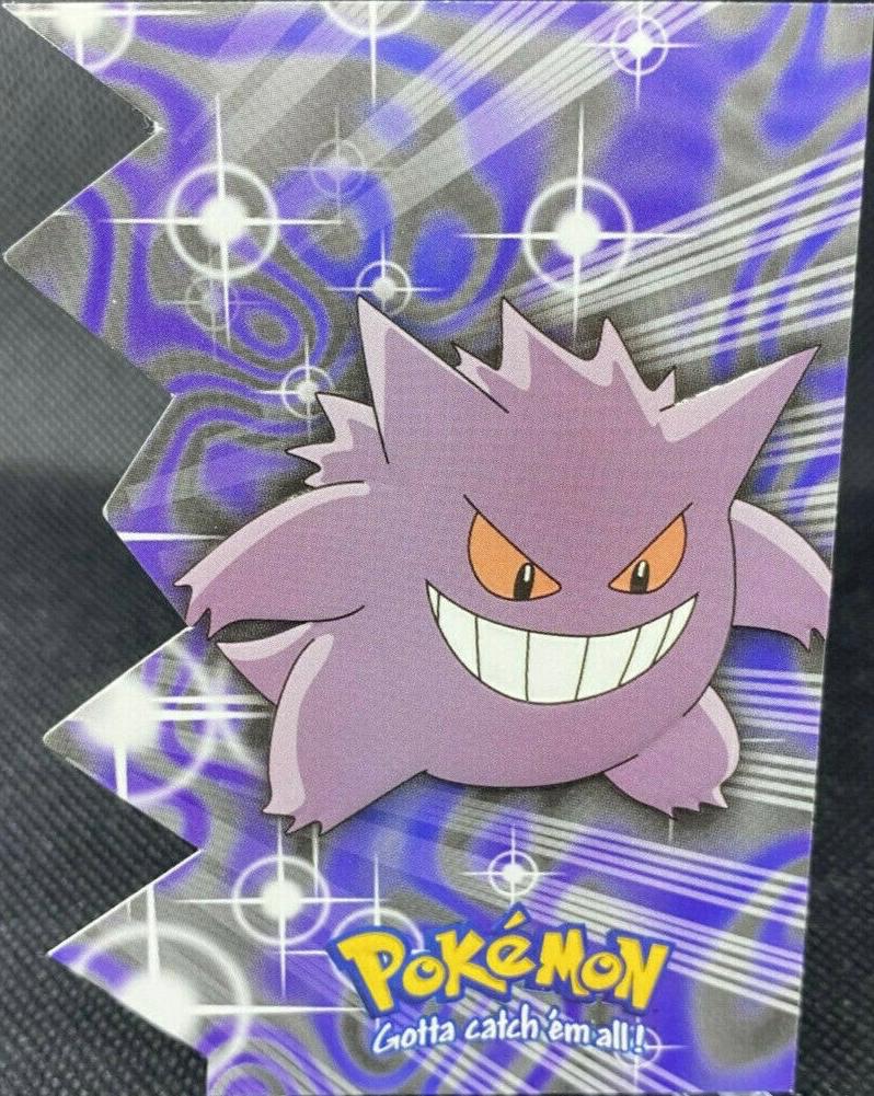 Gengar #EVO6 Pokemon 2000 Topps TV Die Cut