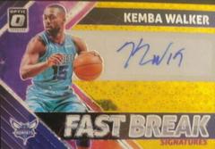 Kemba Walker [Gold] Basketball Cards 2018 Panini Donruss Optic Fast Break Signatures Prices