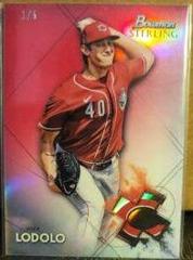 Nick Lodolo [Red Refractor] #BSP-11 Baseball Cards 2021 Bowman Sterling Prices