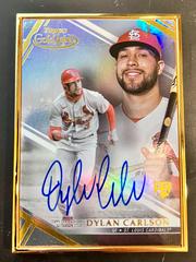Dylan Carlson #FA-DC Baseball Cards 2021 Topps Gold Label Framed Autographs Prices