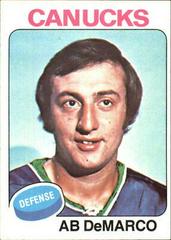 AB DeMarco Hockey Cards 1975 Topps Prices