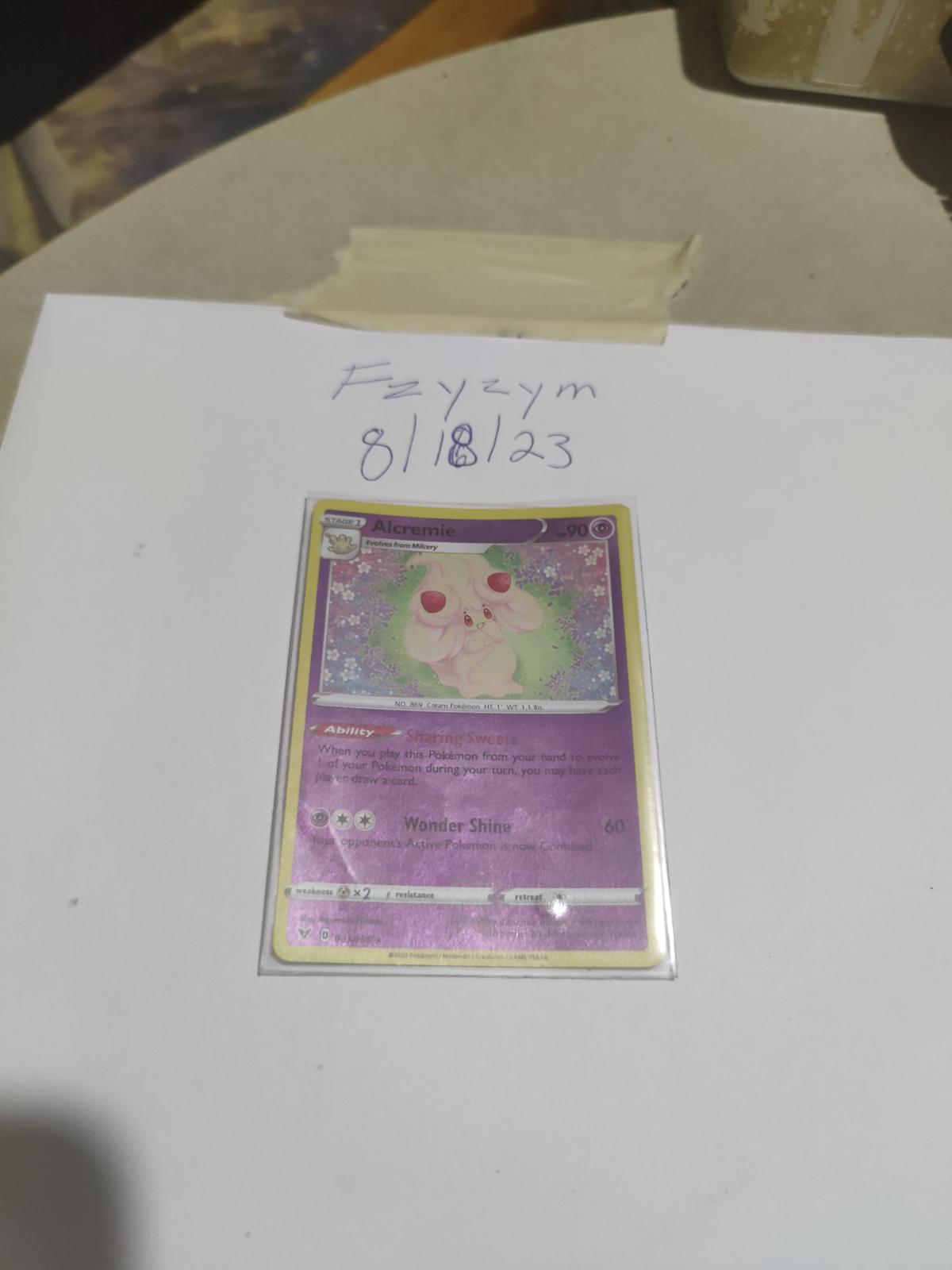 Alcremie [Reverse Holo] Ungraded Pokemon Vivid Voltage