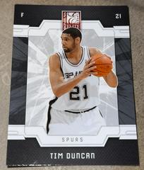Tim Duncan #106 Basketball Cards 2009 Donruss Elite Prices