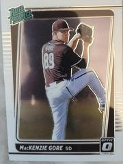 MacKenzie Gore [Holo] #RP4 Baseball Cards 2021 Panini Donruss Optic Rated Prospect Prices