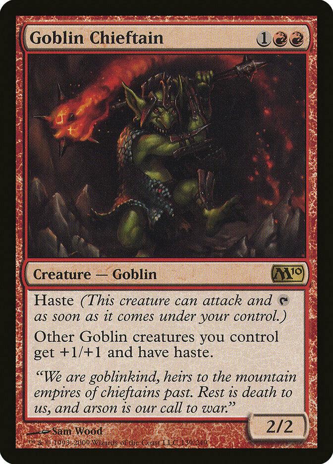 Goblin Chieftain [Foil] Prices | Magic M10 | Magic Cards