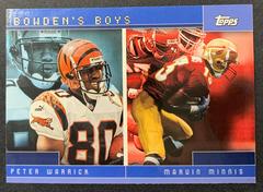 Peter Warrick/Marvin Minnis Football Cards 2001 Topps Combos Prices