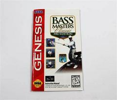 Bass Masters Classic Pro Edition - Manual | Bass Masters Classic Pro Edition Sega Genesis