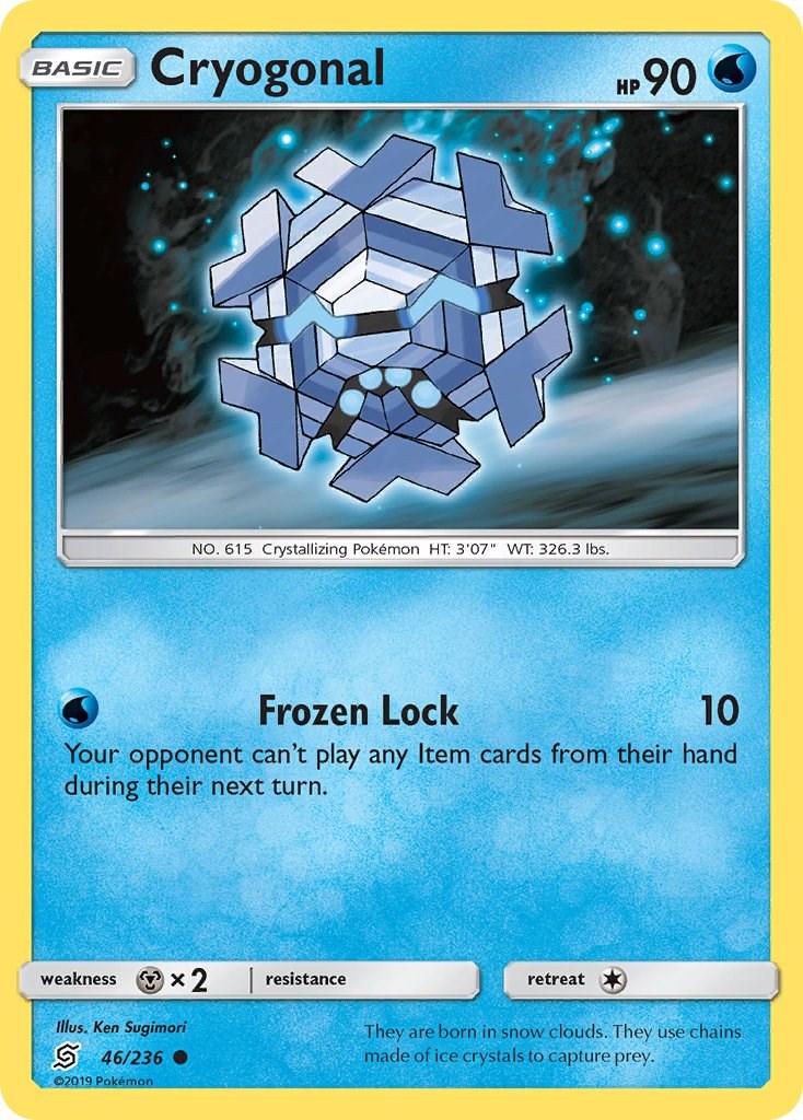 Cryogonal #46 Pokemon Unified Minds