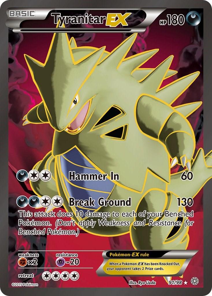 Tyranitar EX #91 Prices | Pokemon Ancient Origins | Pokemon Cards