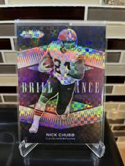 Nick Chubb [Purple Power Prizm] #B-13 Football Cards 2021 Panini Prizm Brilliance Prices