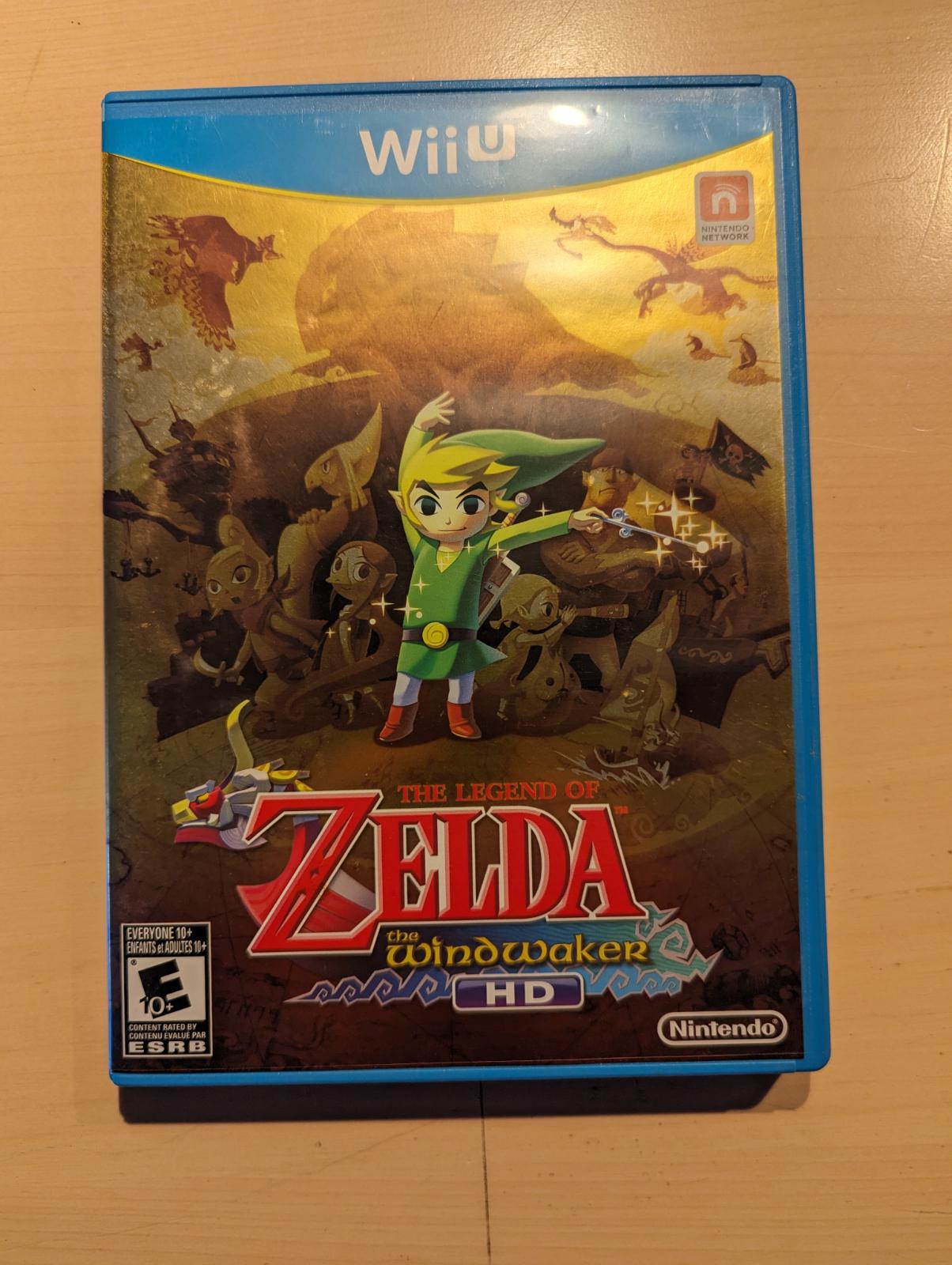 Zelda Wind Waker HD Item, Box, and Manual Wii U