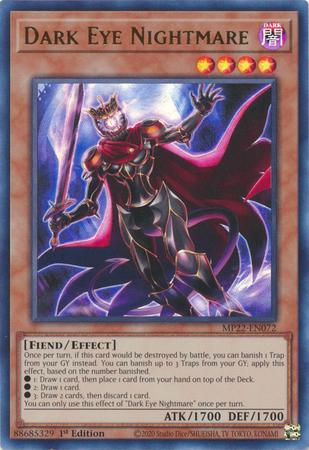 Dark Eye Nightmare MP22-EN072 YuGiOh 2022 Tin of the Pharaoh's Gods Mega Pack