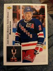 Brian Leetch [James Norris Memorial Trophy Winner] #434 Hockey Cards 1992 Upper Deck Prices