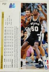 Back | David Robinson Basketball Cards 1992 Upper Deck McDonald's