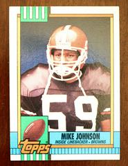 Mike Johnson Football Cards 1990 Topps Prices