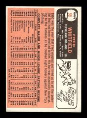 Back | Fred Whitfield Baseball Cards 1966 Topps