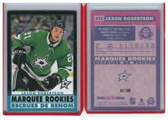 Jason Robertson [Retro Black Border] #511 Hockey Cards 2020 O Pee Chee Prices