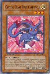Crystal Beast Ruby Carbuncle [1st Edition] YuGiOh Duelist Pack: Jesse Anderson Prices