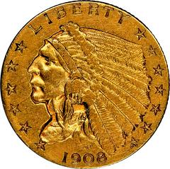1908 Coins Indian Head Quarter Eagle Prices